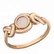 Золотое кольцо с агатом. Артикул 369652  размер 18.5 - Фото 2