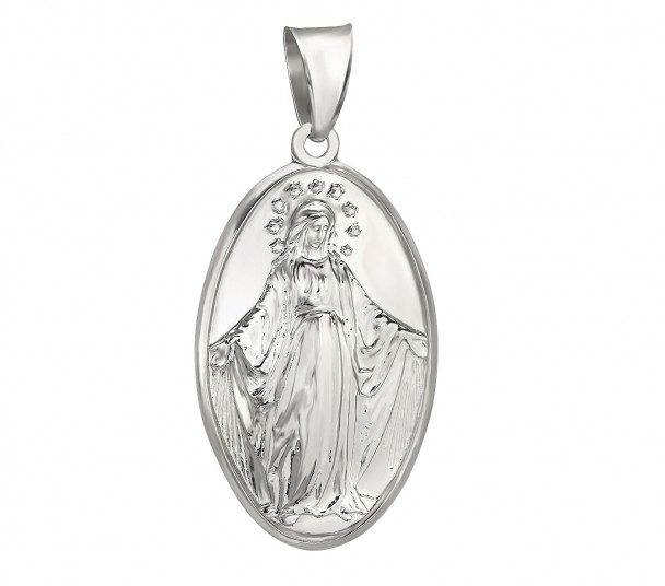 Серебряная ладанка "Дева Мария". Артикул 100439С  - Фото 1