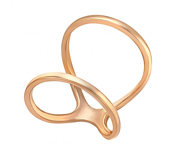 Золотое фаланговое кольцо. Артикул 300414  размер 14 - Фото 1