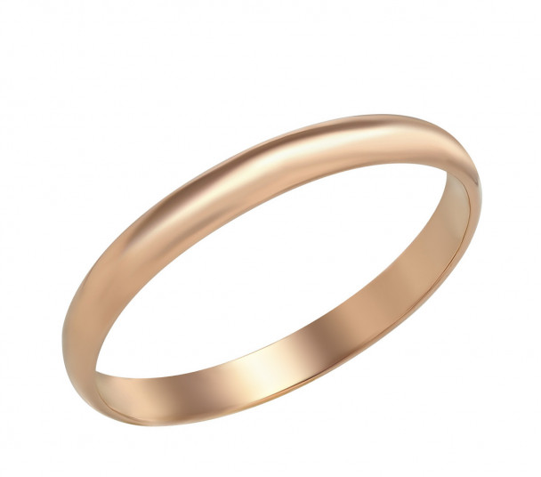 Золотое обручальное кольцо классическое. Артикул 340023  размер 21 - Фото 1