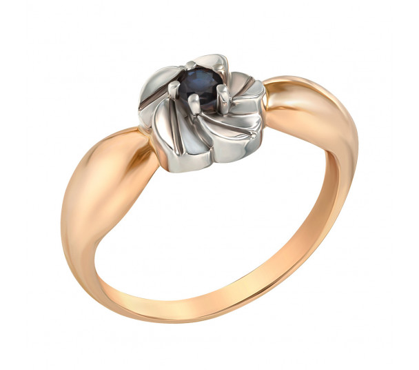 Золотое кольцо с сапфиром. Артикул 372710  размер 16.5 - Фото 1