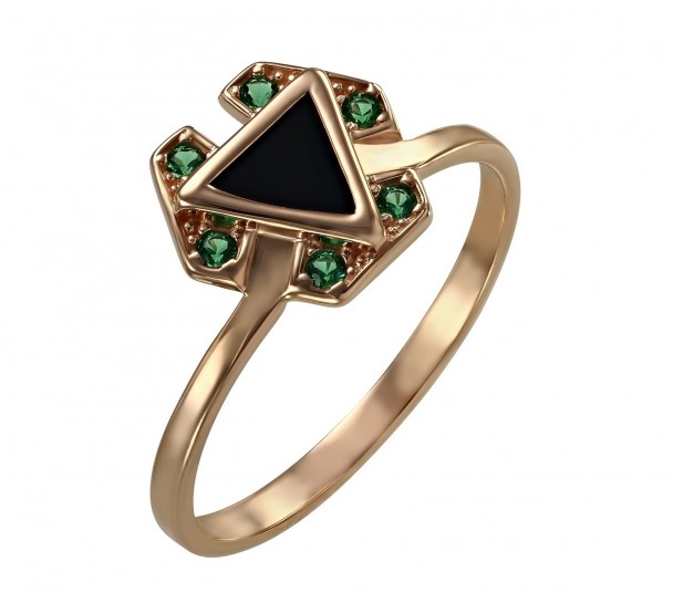 Золотое кольцо с опалом и нанокристаллами. Артикул 3623562 - Фото  1