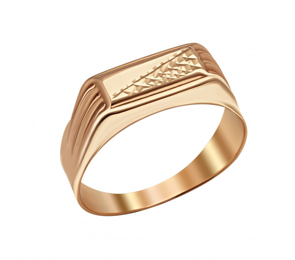 Золотое кольцо "В стиле TANGO". Артикул 391085  размер 19 - Фото 1