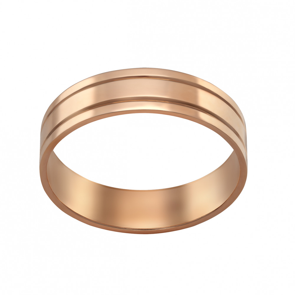 Золотое обручальное кольцо. Артикул 340166  размер 21.5 - Фото 2