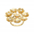 Золотое кольцо с фианитами. Артикул 330791М  размер 16.5 - Фото 2