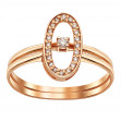 Золотое кольцо c бриллиантами. Артикул 740403  размер 17.5 - Фото 2