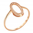 Золотое кольцо c бриллиантами. Артикул 740403  размер 15.5 - Фото 5