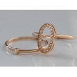 Золотое кольцо c бриллиантами. Артикул 740403  размер 17.5 - Фото 7