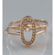 Золотое кольцо c бриллиантами. Артикул 740403  размер 17.5 - Фото 8
