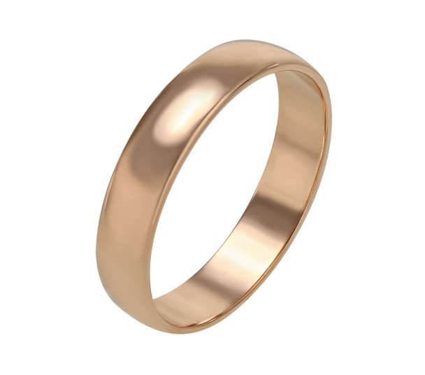 Золотое обручальное кольцо классическое. Артикул 340024  размер 22 - Фото 1