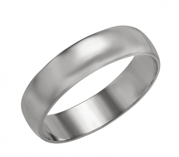 Серебряное обручальное кольцо классическое. Артикул 340005С  размер 17 - Фото 1