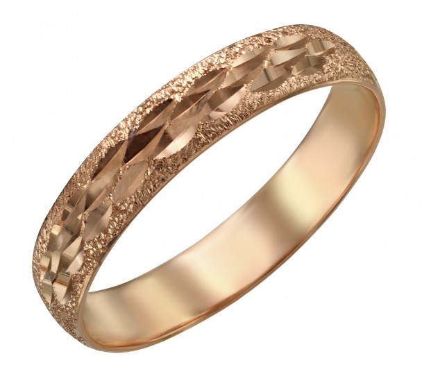 Золотое обручальное кольцо. Артикул 340034  размер 17 - Фото 1