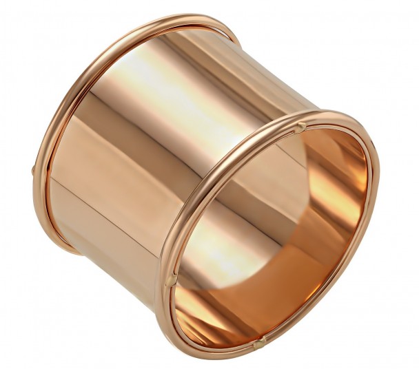 Золотое кольцо с фианитом. Артикул 380611 - Фото  1