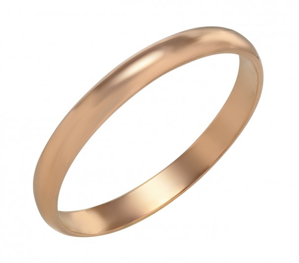 Золотое обручальное кольцо классическое. Артикул 340025  размер 18 - Фото 1