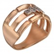 Золотое кольцо с фианитами. Артикул 350064  размер 17 - Фото 2