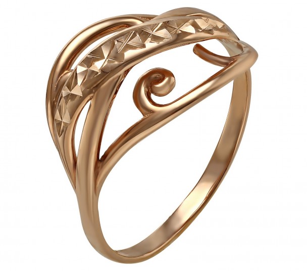 Золотое обручальное кольцо. Артикул 340175 - Фото  1