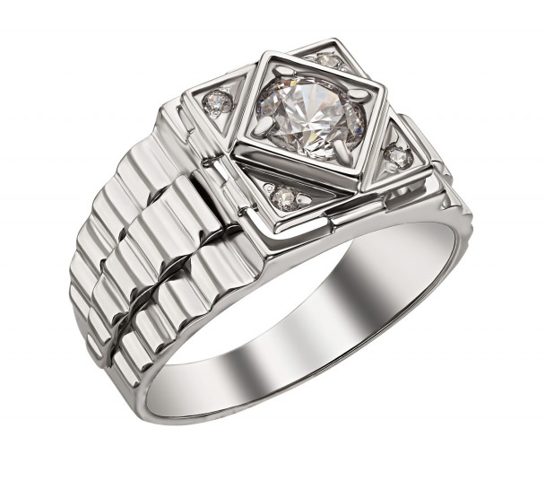 Серебряное кольцо с фианитами. Артикул 330426С  размер 20 - Фото 1