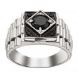 Серебряное кольцо с фианитами. Артикул 330426С  размер 22.5 - Фото 2