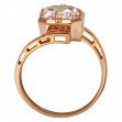Золотое кольцо с фианитами. Артикул 380515  размер 16 - Фото 4