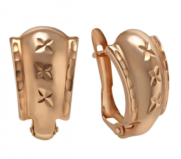 Золотое кольцо с фианитами и эмалью. Артикул 380159Е - Фото  1