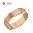 Золотое обручальное кольцо с алмазной гранью. Артикул 340096  размер 15.5 - Фото 2