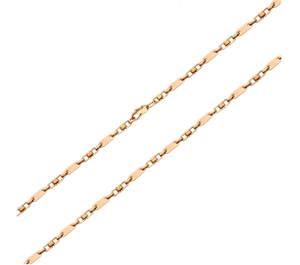 Золотая литая цепочка из коллекции "В стиле TANGO". Артикул 895011  размер 600 - Фото 1