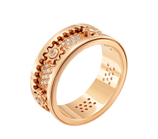 Золотое кольцо с бриллиантами. Артикул 750754  размер 20 - Фото 1