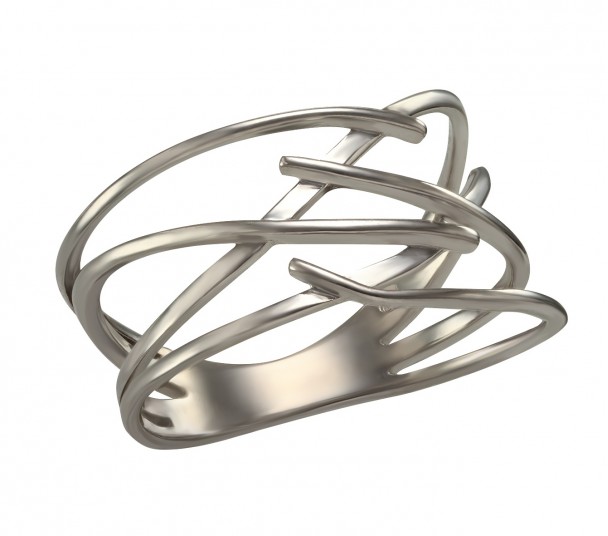 Серебряное кольцо. Артикул 300415С  размер 16 - Фото 1