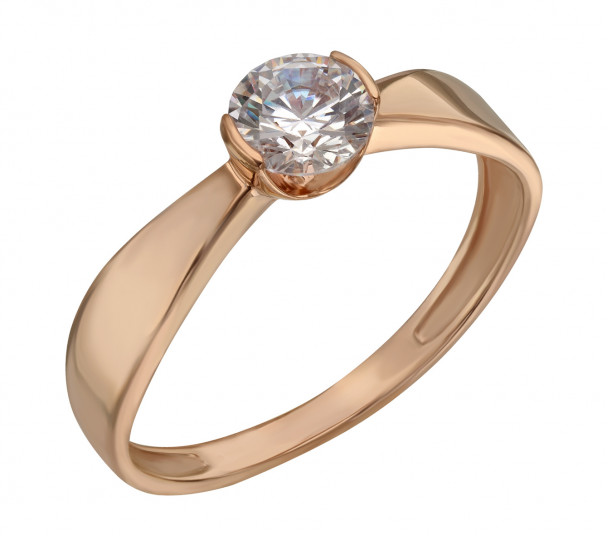 Золотое кольцо с топазом, агатом и фианитами. Артикул 370781 - Фото  1