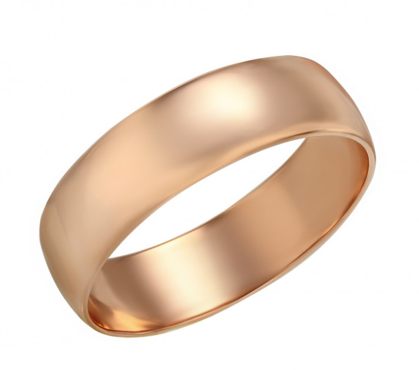 Золотое обручальное кольцо классическое. Артикул 340006  размер 16 - Фото 1