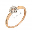 Золотое кольцо с бриллиантом. Артикул 750627  размер 17.5 - Фото 2